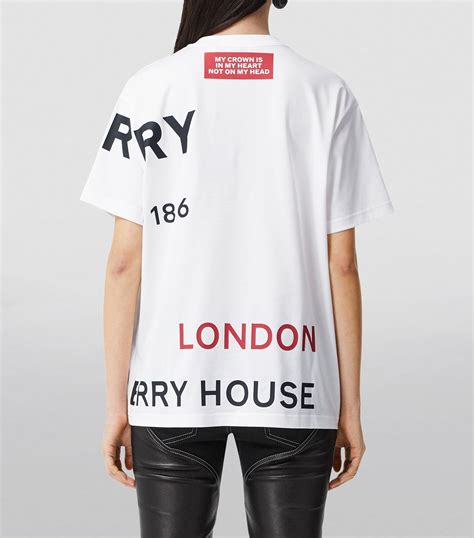 burberry horseferry print oversized t-shirt|Burberry Horseferry Print Cotton Oversized T.